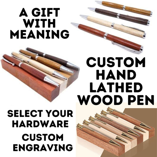 Hand Turned Custom Wood Pens