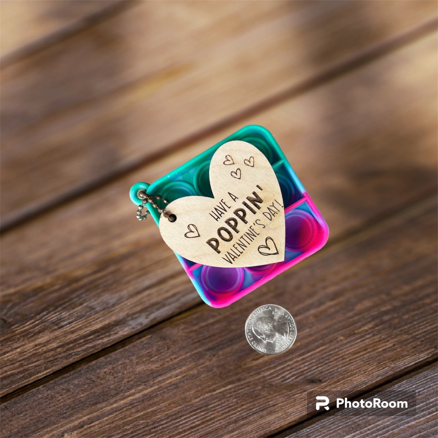 Valentines Popin keychain Individual or in Bulk